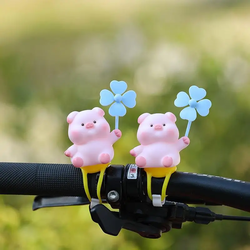 Bike Handlebar Decorations Novelty PVC Bike Decoration With Stretchable Strap Motorcycle Accessories For Electromobile Road Bike