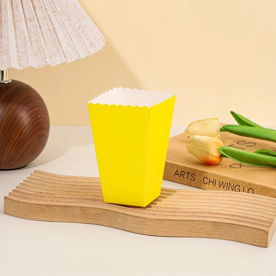 20/50/100 teile/los Popcorn Boxen Einfarbig Thema Party Dekoration für Kinder Alles Gute Zum Geburtstag Weihnachten Hochzeit Party liefert – Detail 7