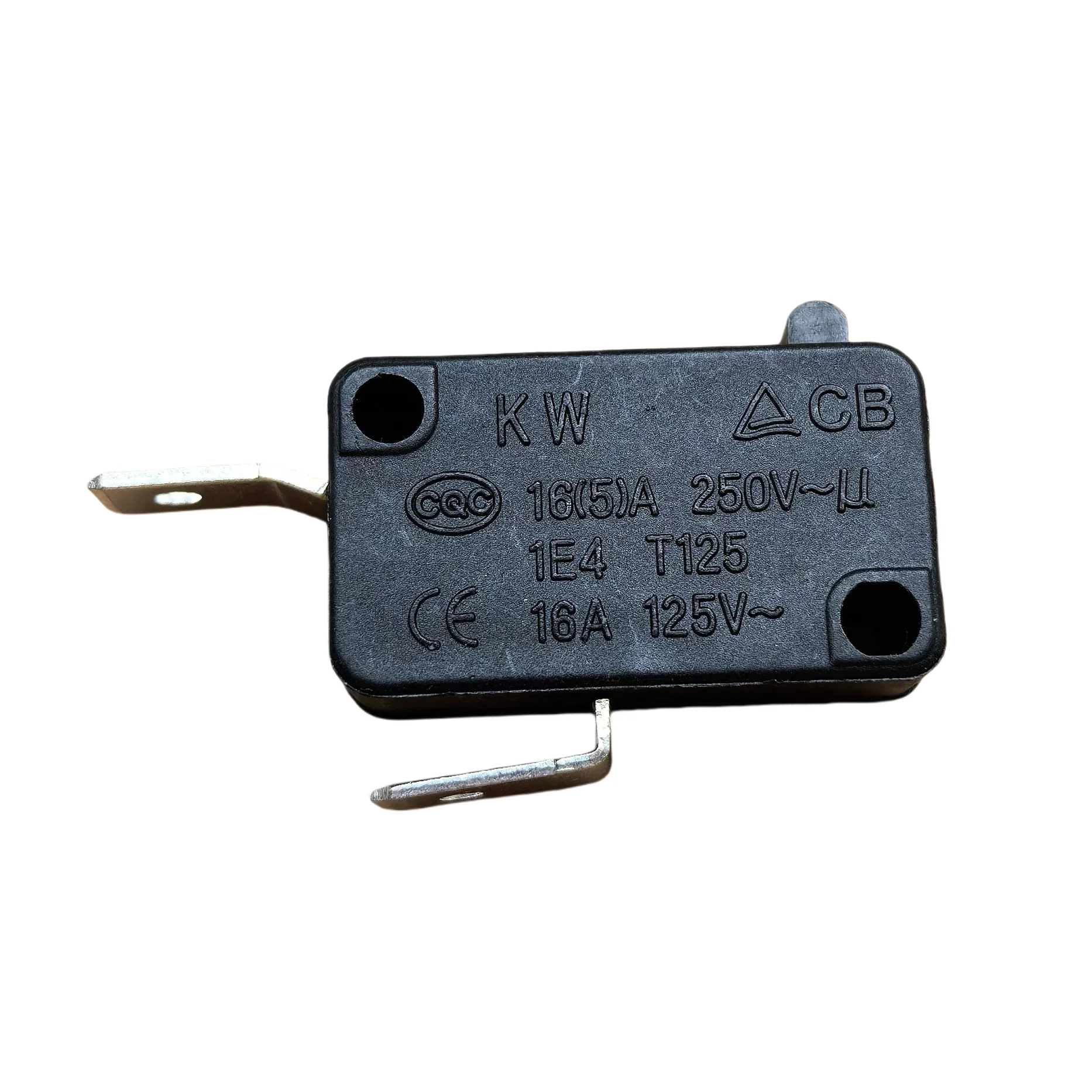 

1PCS/LOTS Ultra High-End KW8-0B Silver Dot Micro switch Small Self-Resetting Travel Limiter 16A Push Touch Tap 6.3 Terminal