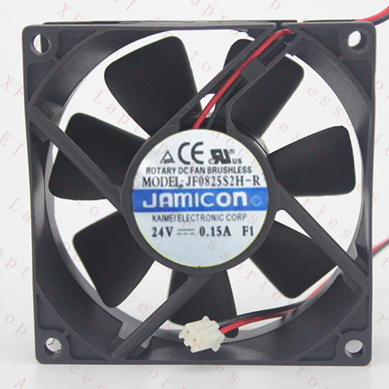 D  1PC JF0825S2H-R FOR Jamicon Cooling Fan DC 24V 0.15A 80X25mm 2wire New