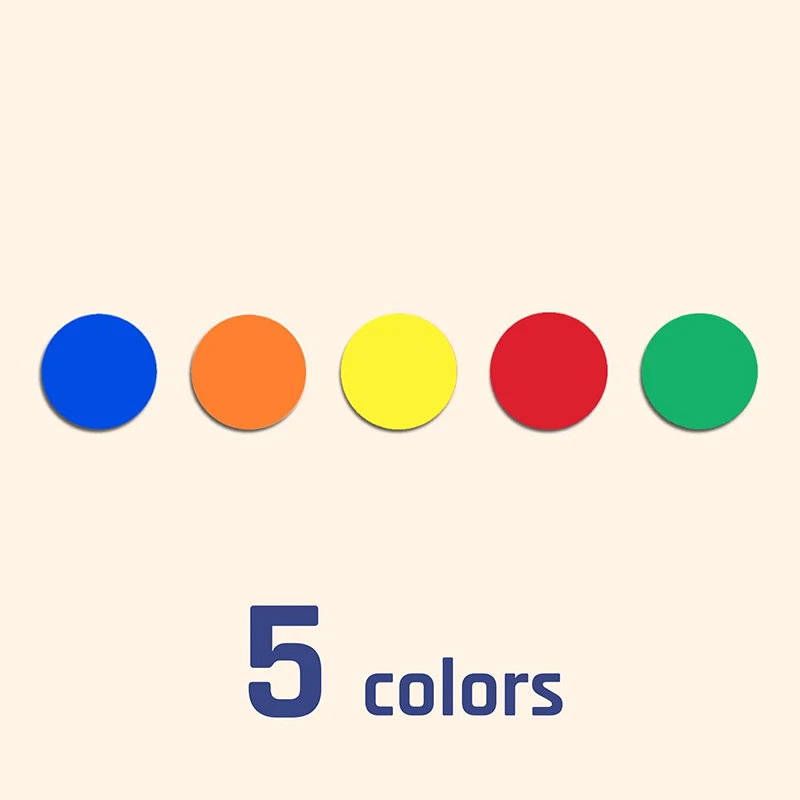 Colored Shape Stickers Labels 4 Shapes 5 Colors Labels Color Coding Stickers Triangles Circles Rectangles Self-Adhesive Decals F