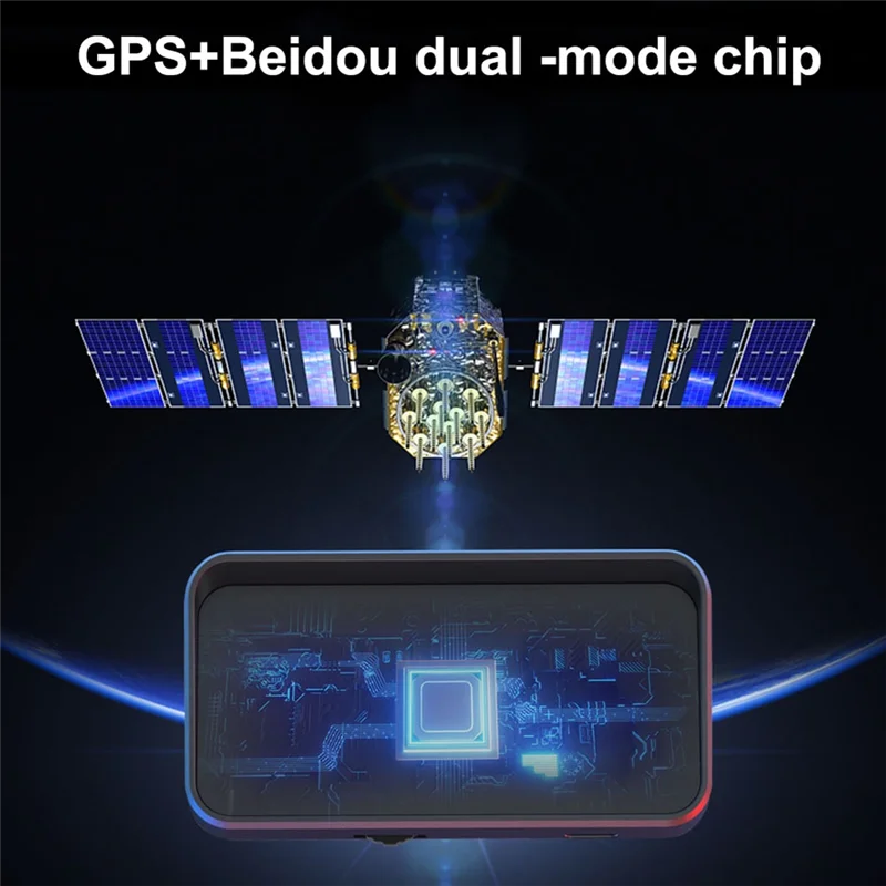 

HUD GPS Beidou Dual Data Car Head-Up Display Meter Speed MPH KM/H 5V USB M2S Windshield Projector Color Display LCD