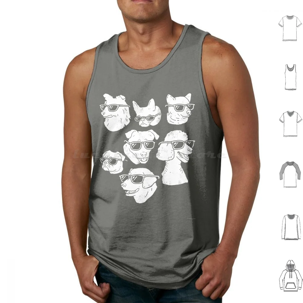 Dog Dogs Tank Tops Print Cotton Dog Dog Art Dogs Doggies For Dog Lovers Ronan Lynam Dog Stuff Found Popular Hipster