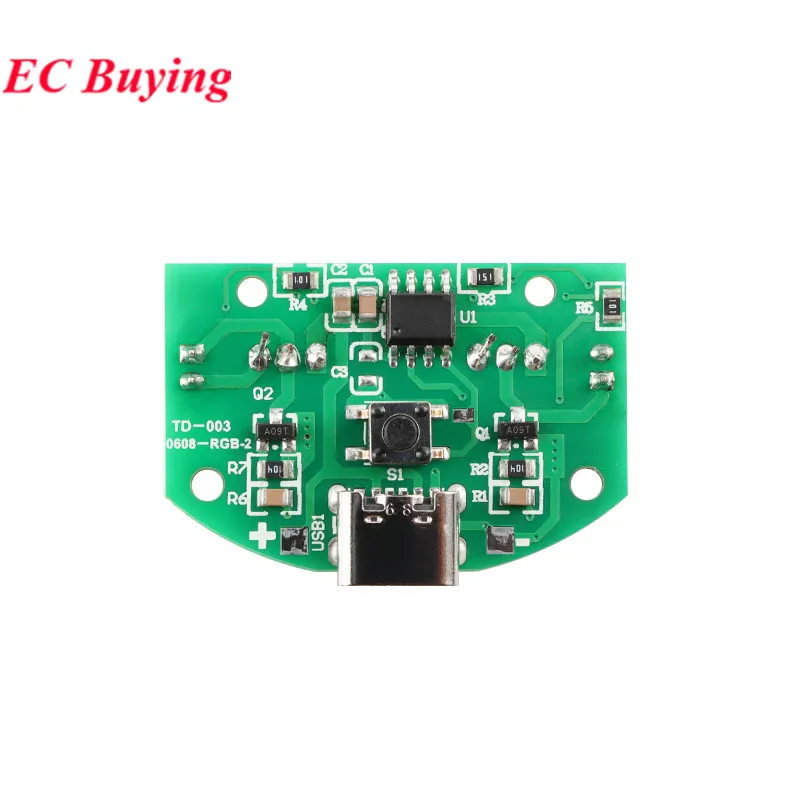 المزدوج رذاذ الانحلال وحدة USB المرطب القيادة لوحة دوائر كهربائية الانحلال المعدات التجريبية بالموجات فوق الصوتية لتقوم بها بنفسك حضانة