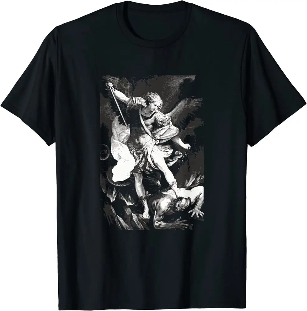 

Saint Michael Archangel Angel Catholic Patron T-Shirt Size S-5XL