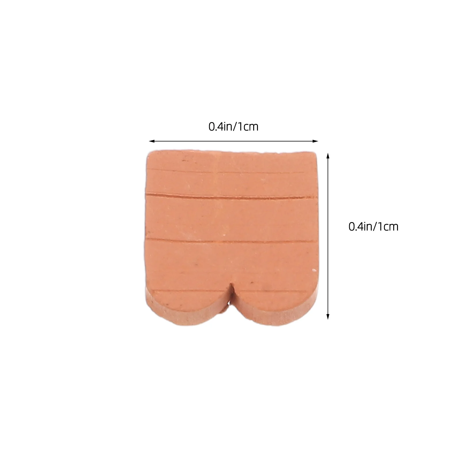 40 Uds. Azulejos de techo en miniatura a escala 1:16, materiales de techo con forma de onda de arcilla para paisajismo de casa de muñecas, accesorios decorativos marrones