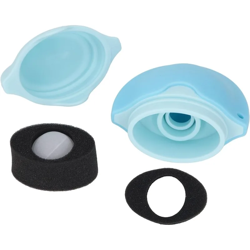 جديد للأطفال والكبار لفة قابلة لإعادة الملء على إسفنجة قابلة للفصل لوشن الشمس (أزرق) أداة توزيع الواقية من الشمس