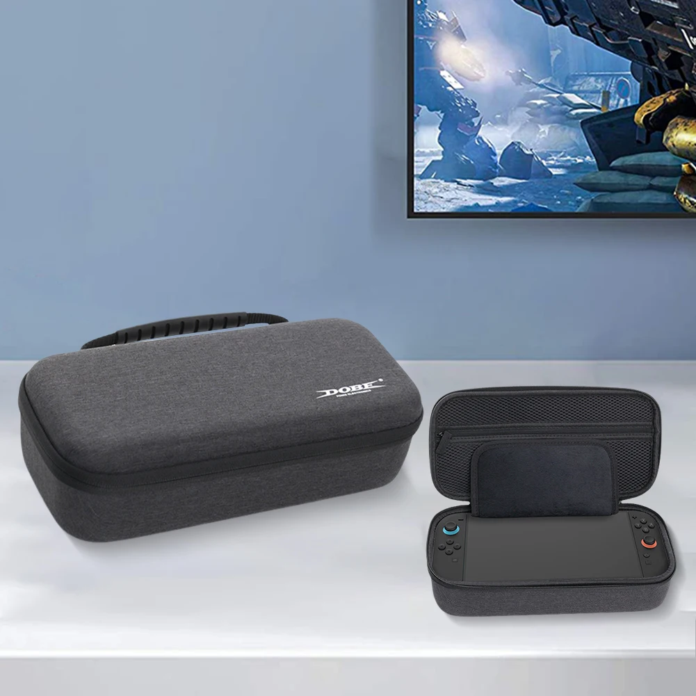 Набор аксессуаров 10 в 1 для Nintendo для Switch 2, защитный чехол для экрана, 6 колпачков для большого пальца, чехол для игровых карт