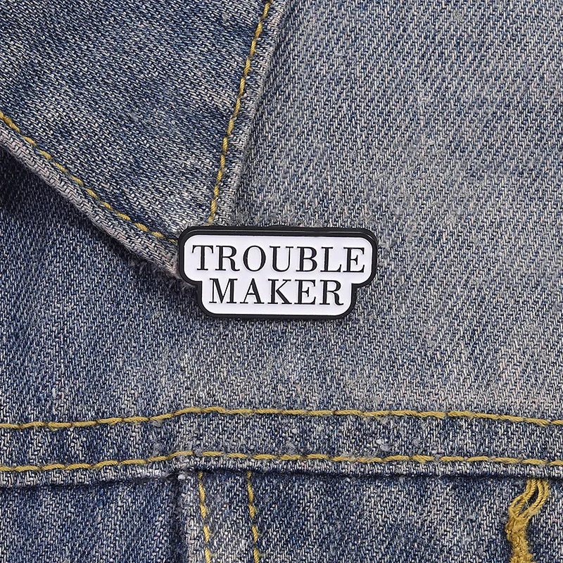 Pin Cartoon Quotes Brooches Personalized Clothing Backpacks Accessories Brooches English Short Sentences Badges Women's Brooches