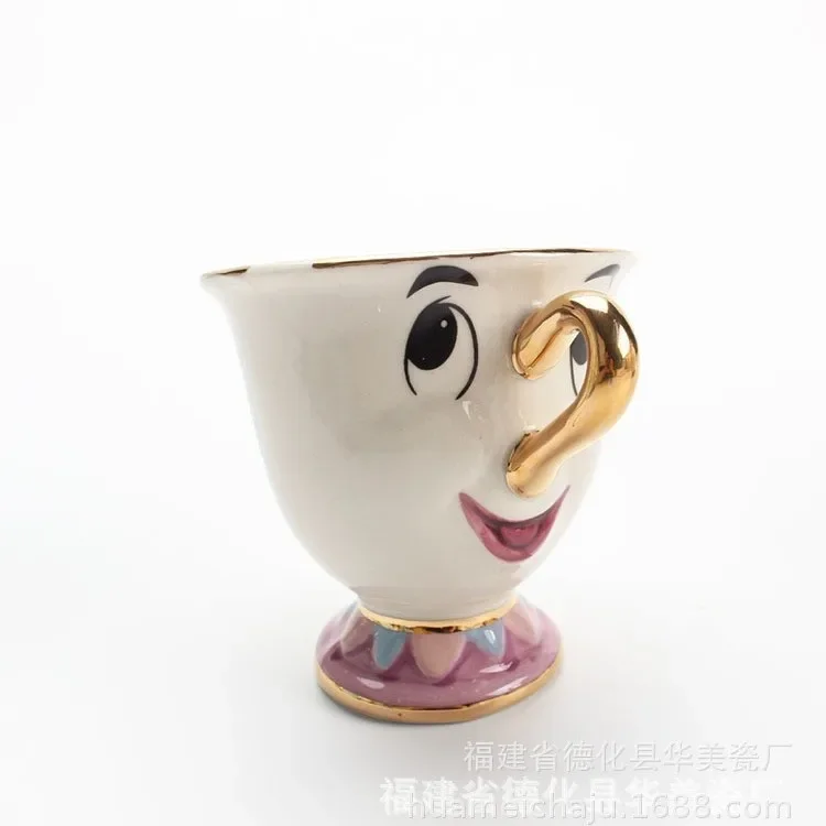 New Cartoon Teapot Cute Cartoon Beauty And The Beast Coffee Pots Mug Mrs Potts Chip Cup Tea Pots Cup One Tea Sets view 6