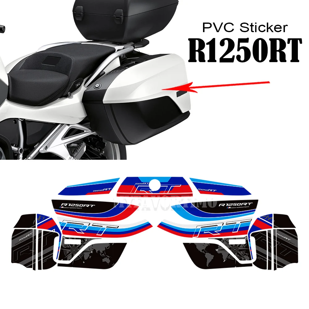 

For BMW R1250RT R 1250 RT Motorcycle Tank Pad Fairing Fender Trunk Luggage Cases Protector Grips Knee Stickers Decals 2022- 2025