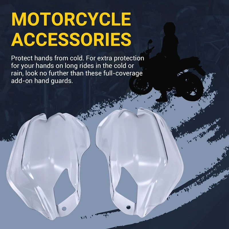 Motorcycle Handguard Extension Kit Handlebar Wind Guard Windshield For Honda TRANSALP XL750 XL 750 2023-A02Q