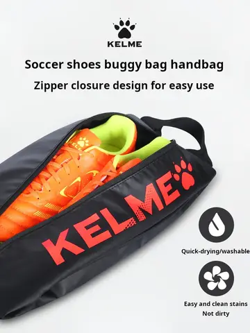 केल्मे फुटबॉल प्रशिक्षण बैग, बड़ी क्षमता वाला फुटबॉल जूता भंडारण बैग, आउटडोर खेल, रनिंग बैग, हैंडबैग, वाटरप्रूफ 8 best sales जिम के लिए बैग - №7
