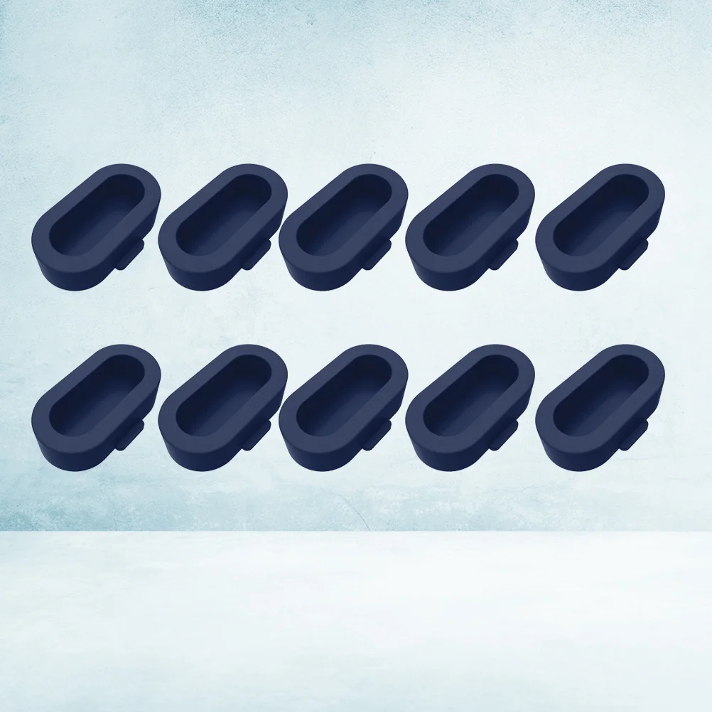 실리콘 포트 보호기용 먼지 플러그 10개 내마모성 매끄러운 마감 간편한 설치 스마트 워치 제거
