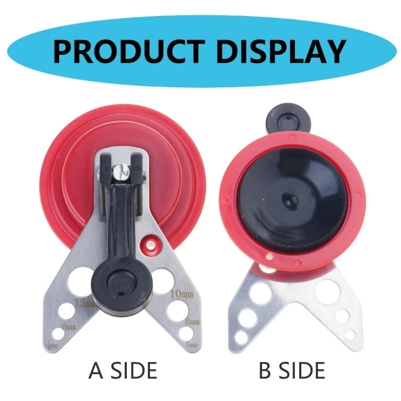 

With Multiple Bit Sizes Drilling Positioner Mxla Suction Base Tile Glass Drill Guide For Diy Home Use
