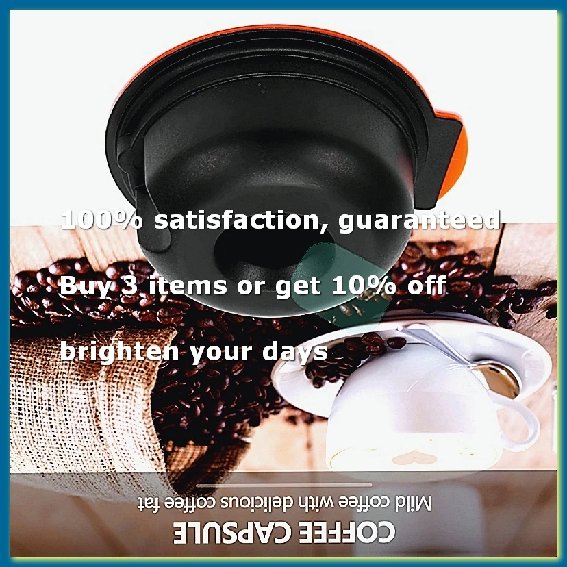Reusable Coffee Capsules, Compatible with for -S Machines, Coffee Filter Refillable Coffee Pods 180Ml