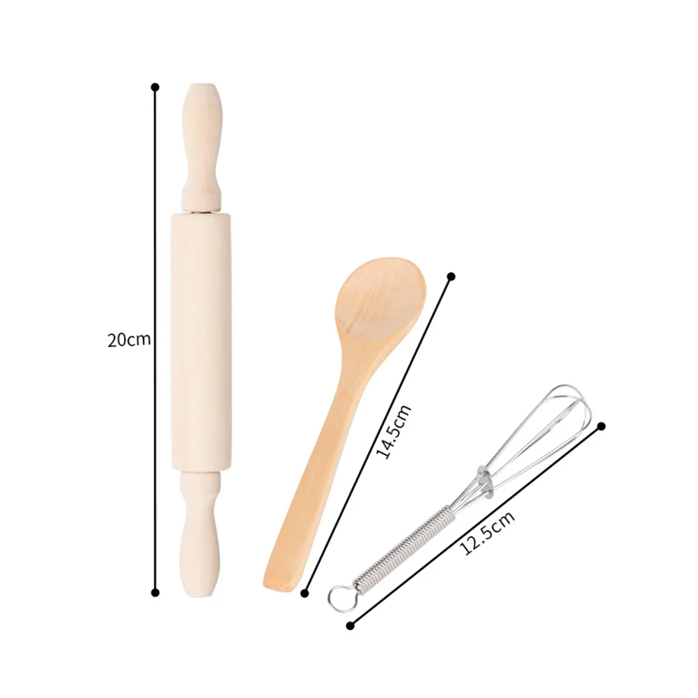 13Pcs Role Play Kitchenware Set Kids Chef Cosplay Costume Pretend Cooking Set Educational Kitchen Playset