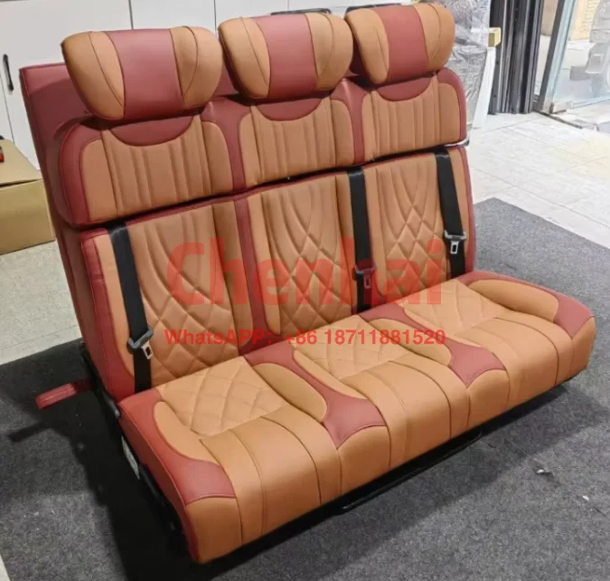 

Customize Three Or Two Or One-Seater RV Seat Comfortable Folding RV Camper Van Sofa Bed Three Passengers For Motor-home