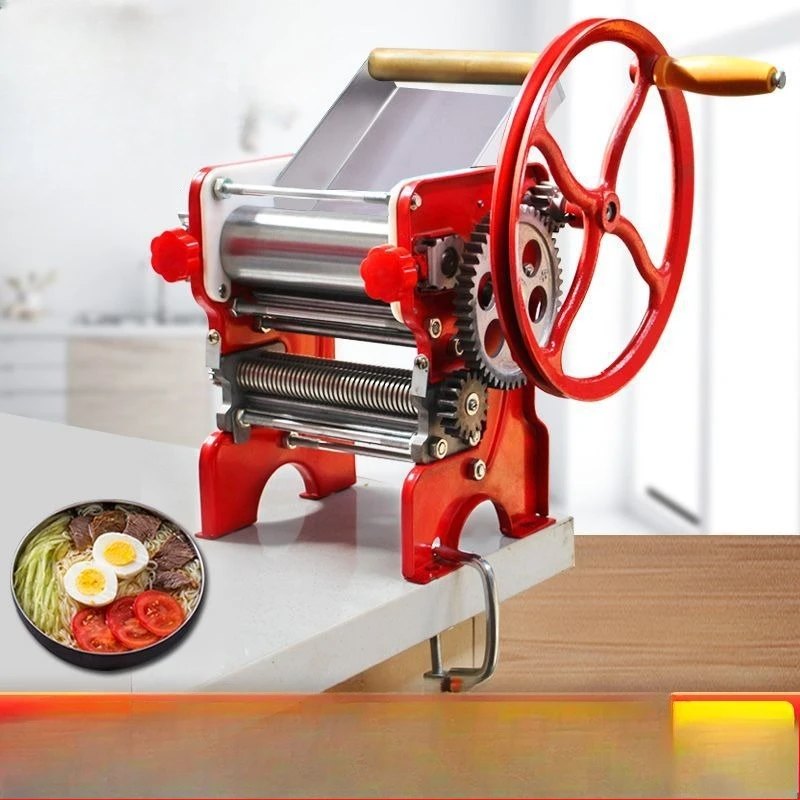 160 Small Manual Noodle Press Stainless Steel Noodle Rolling Machine Dumpling Skin Machine Wonton Skin Noodle Press Machine