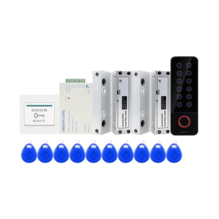 Access control password machine independent controller RFID touch keyboard digital panel card reader system kit