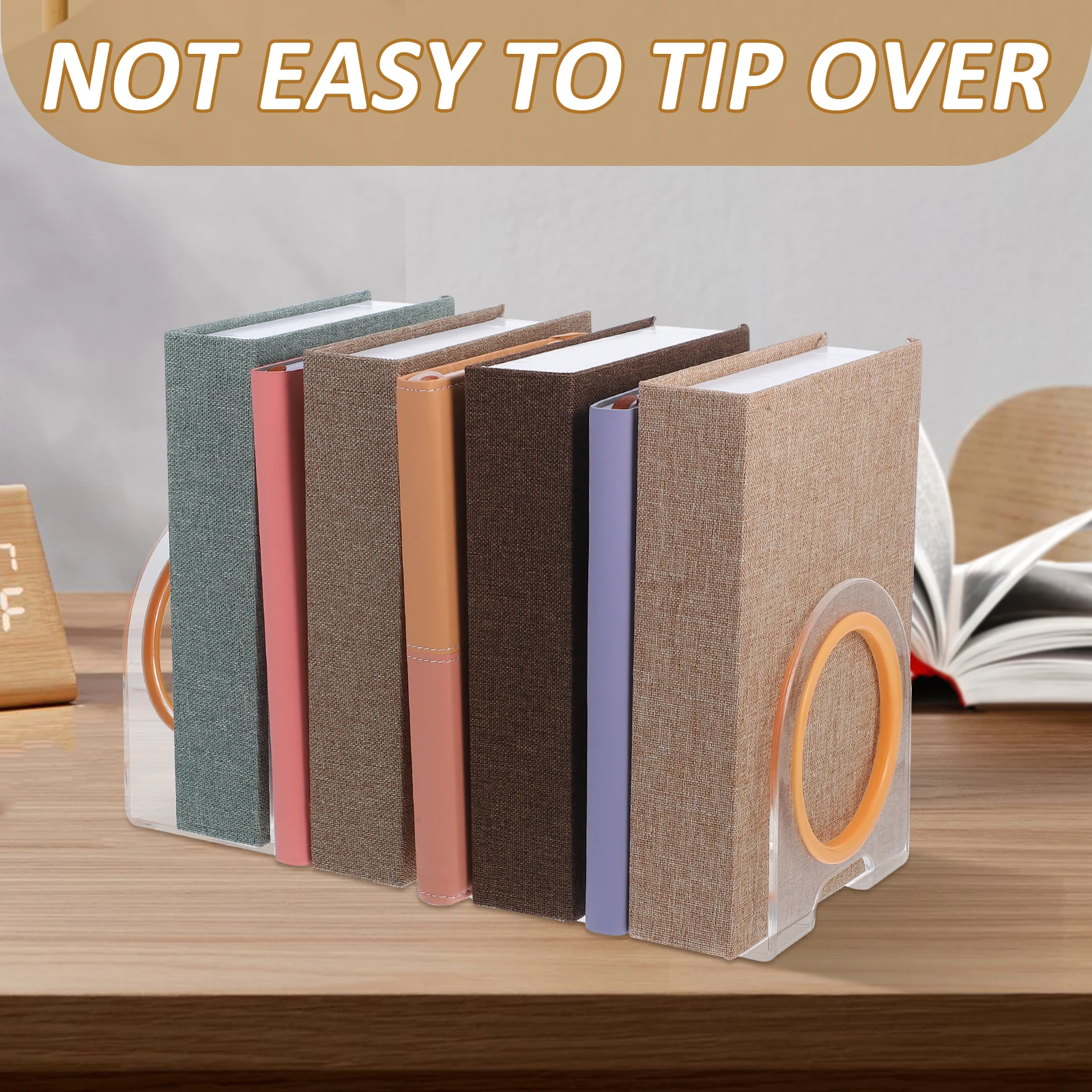 

Book Stand Desktop Shelf Bookshelf File Folder Organizer Storage for Students