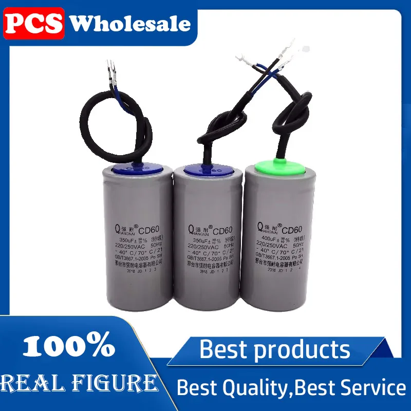 

CD60 capacitor, 350UF, 400UF motor starting capacitor, water pump electric hoist, crane operation capacitor