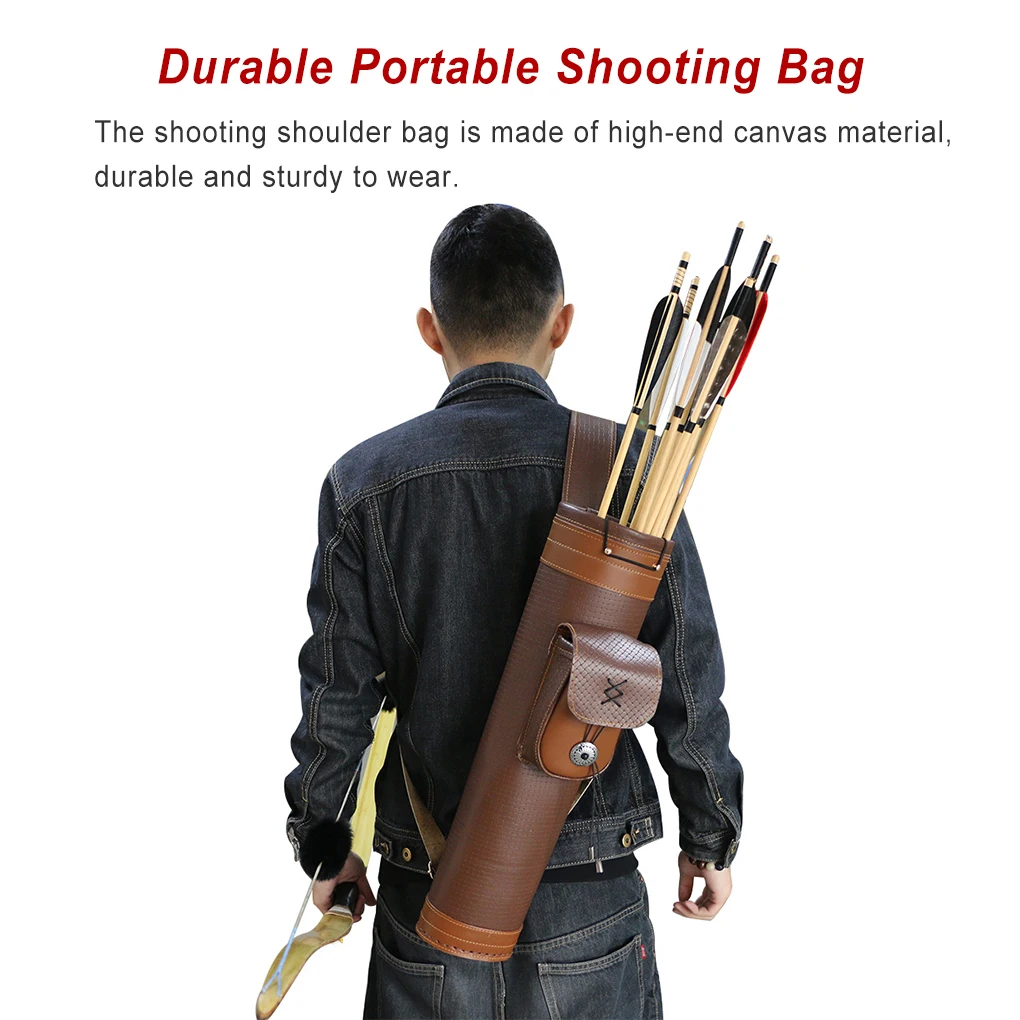 الرياضة الصيد حقيبة التخزين حامل جلد المحمولة في الهواء الطلق الحاويات الجانب اطلاق النار الحقيبة قابلة لإعادة الاستخدام Crossbody هانت #5