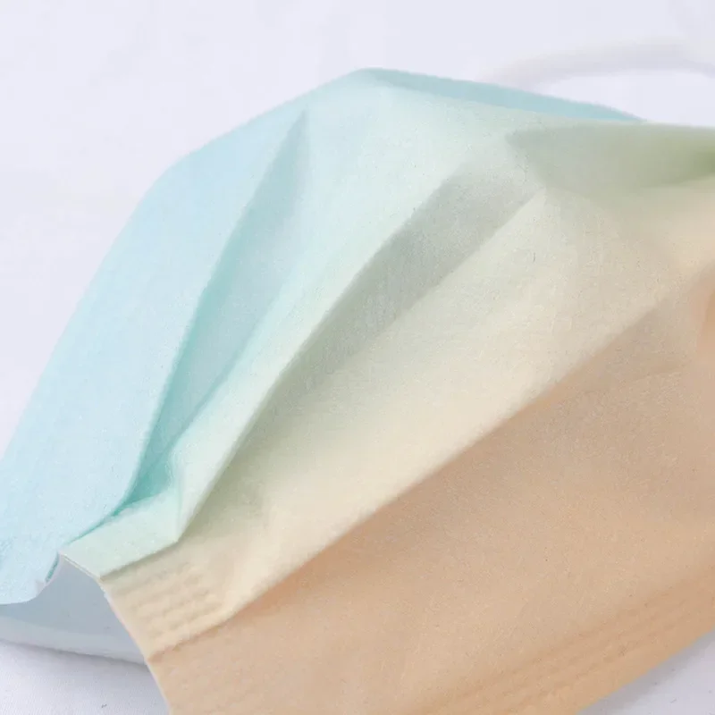 Adult Disposable Non-woven 3-layer Anti Dust Breathable Mask with Elastic Earband Black Face Mask 10PCS