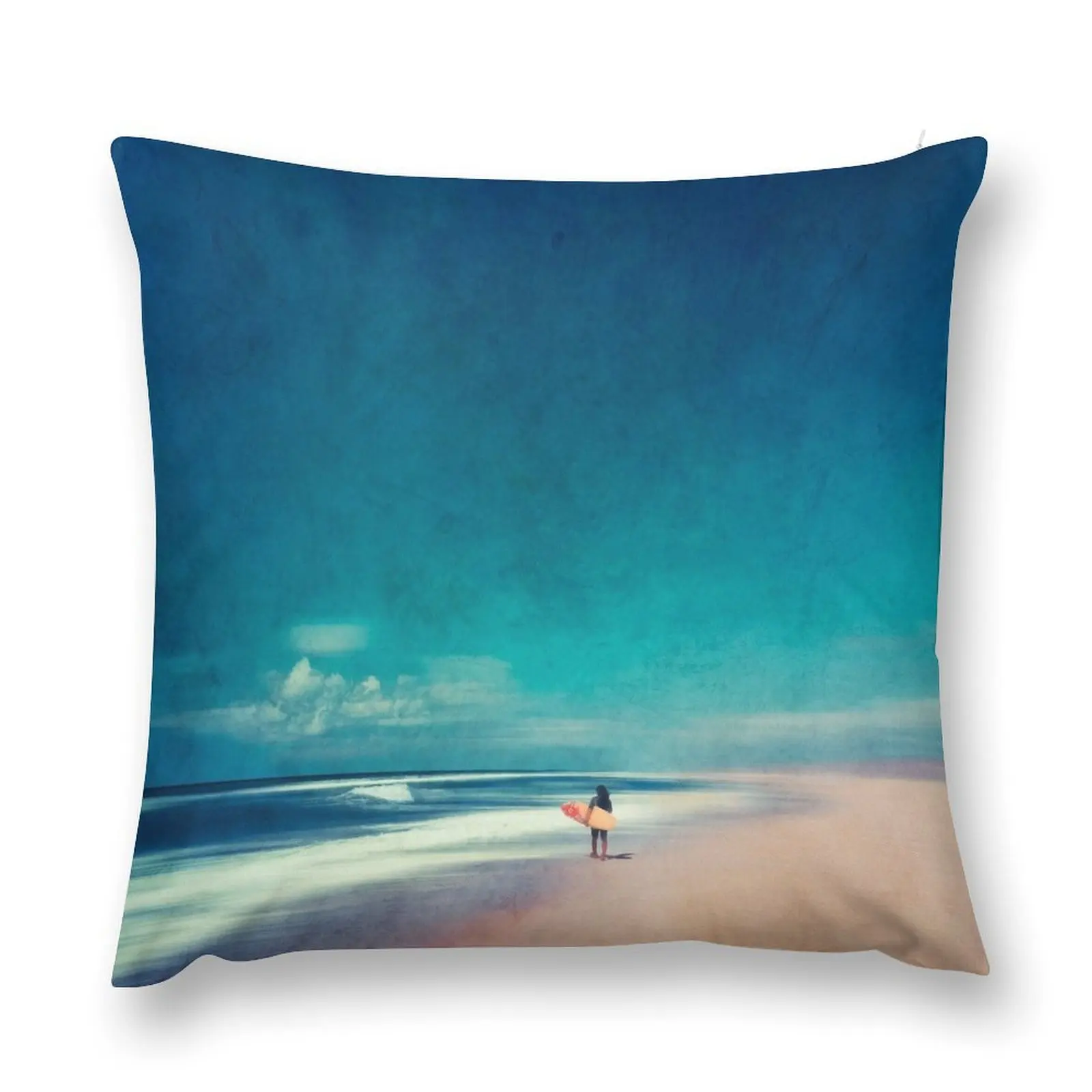 

Summer Days - Going Surfing Throw Pillow Sofa Cushion Christmas Pillow Covers pillow