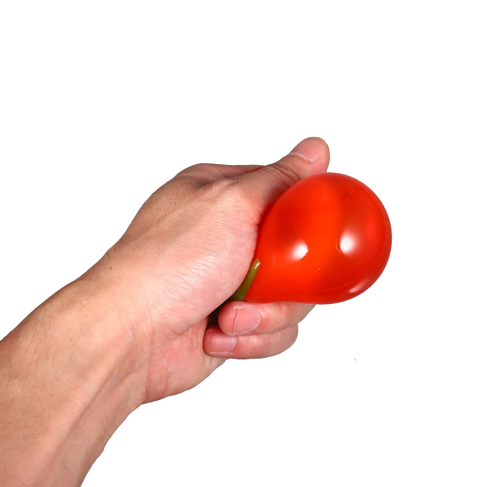 12Pcs Pressure Relief Vent Tomato Shape Squeeze Decompression Ball Stress Release Plaything for Children Decompression Toy