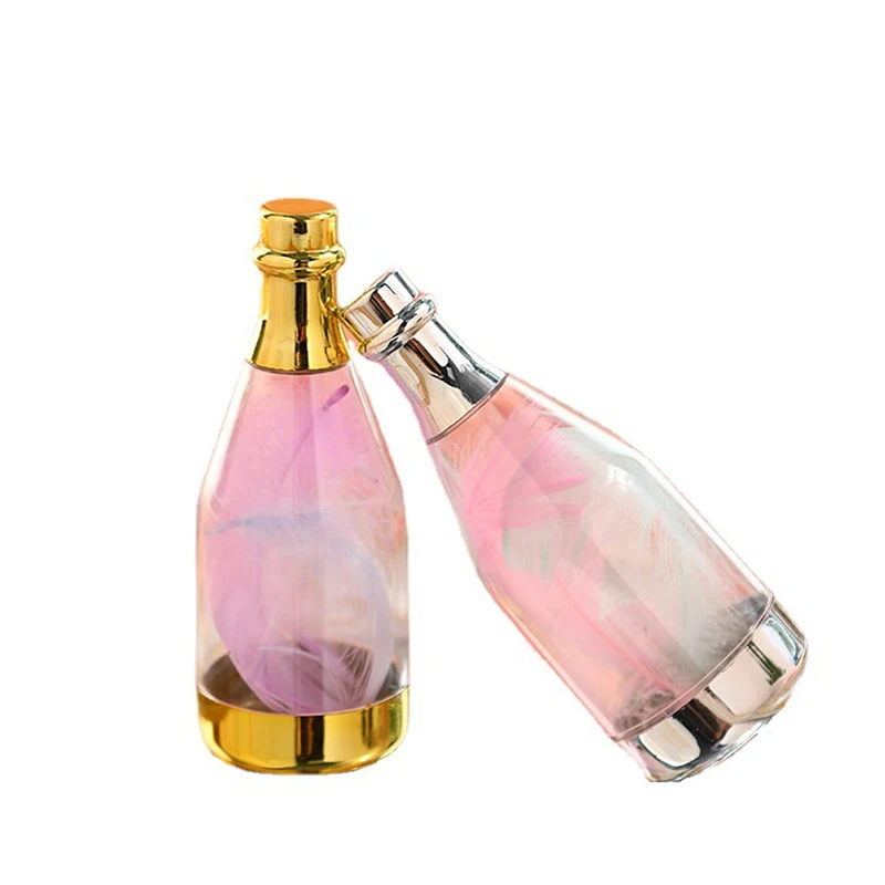 1PC bottiglia di Champagne scatola di caramelle di plastica fai da te Mini scatola di imballaggio di stoccaggio di caramelle Baby Shower bomboniere scatole regalo decorazione del partito