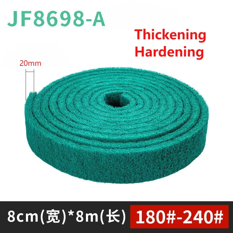 10PCS/1ROLL 3M multifunctional Industrial thicken scouring pad Cleaning and decontamination elastic sponge sand Industrial pad