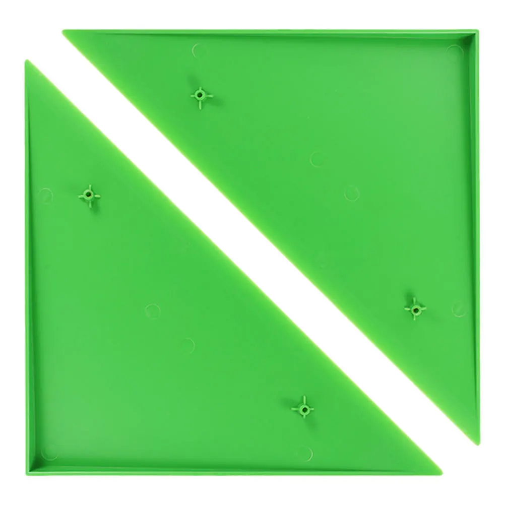 

2Pcs Table Football Edge Protectors Heavy Duty Corner Triangles for Foosball Machine Smooth Play Anti Parts