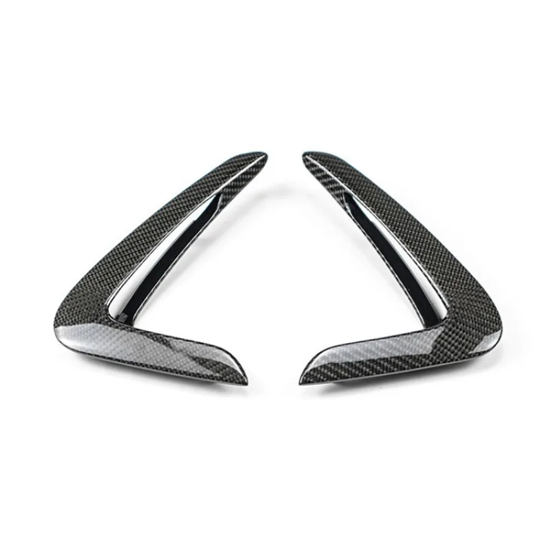 Carbon Fiber Side Fender Vent Trims For BMW 4series 440i 430i Body Side Panels Fender Engine Panel Decoratio