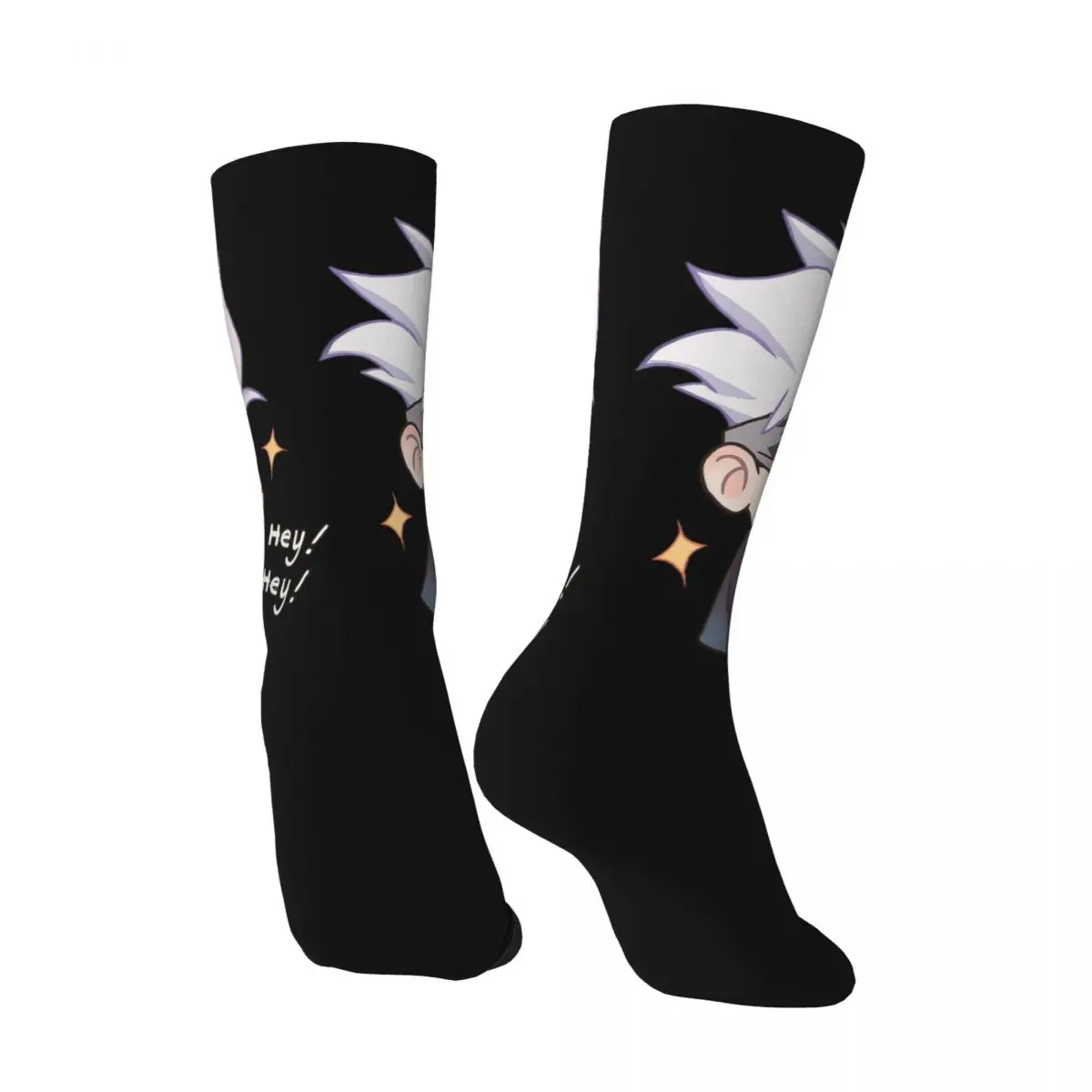 Anime Gojo Sensei Unisex Socken, Wandern 3D-Druck Happy Socks Street Style verrückte Socke, Suche 'Gojo' mehr im Laden