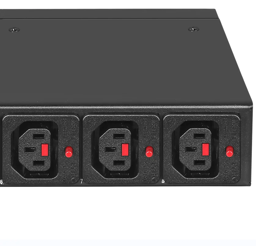 SNMP/الويب التحكم 8-Port PDU الذكية قابلة للقفل IEC C13 التبديل المغناطيسي الهيدروليكي في الوقت الحقيقي معدات توزيع الطاقة الحالية #5