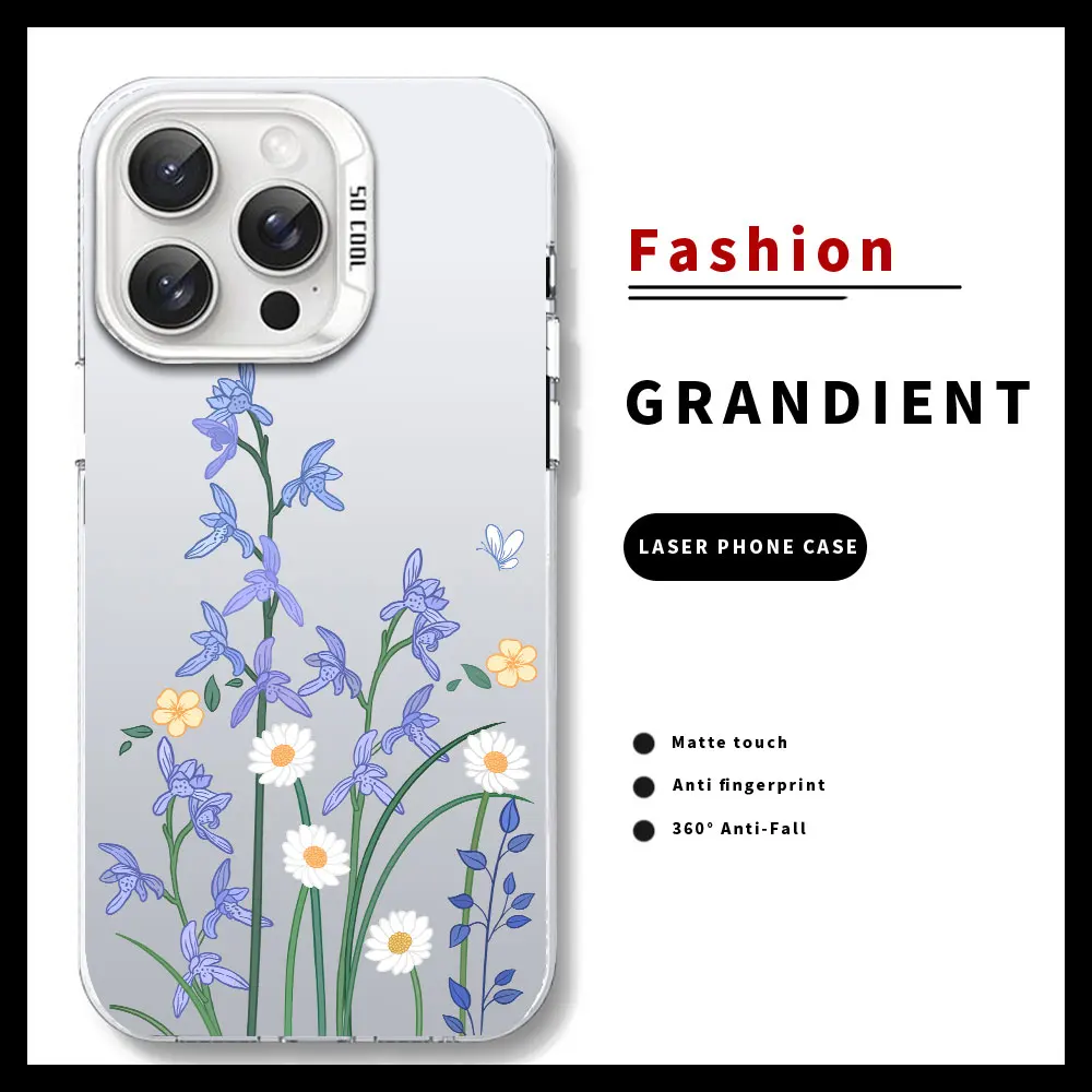 Casing ponsel untuk Tecno Spark 20 Pro + Plus 20C 10C 10 Pro 9 8C 6 Go Silver IMD penutup mewah untuk Spark Go 2024 2023 2022 2021 Funda