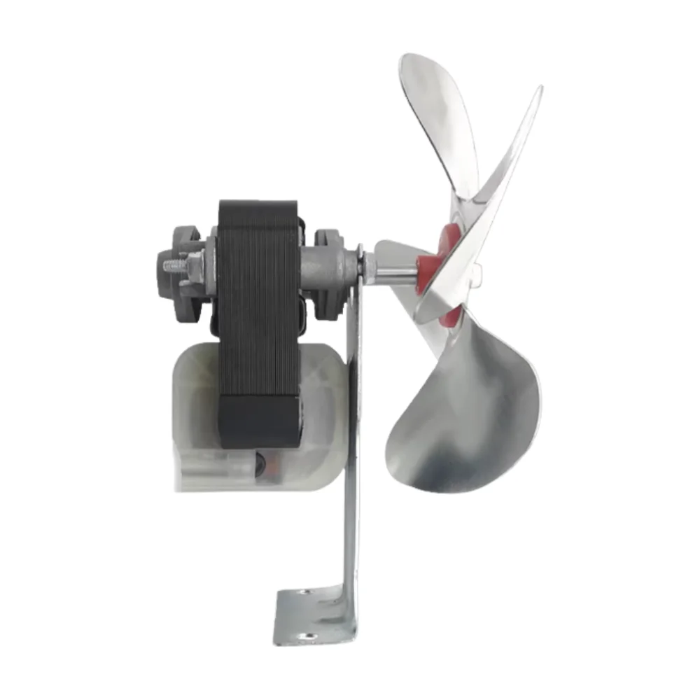 new for Refrigerator display cabinet cover pole asynchronous motor motor with fan blades YZF-PSC4W 220V accessories