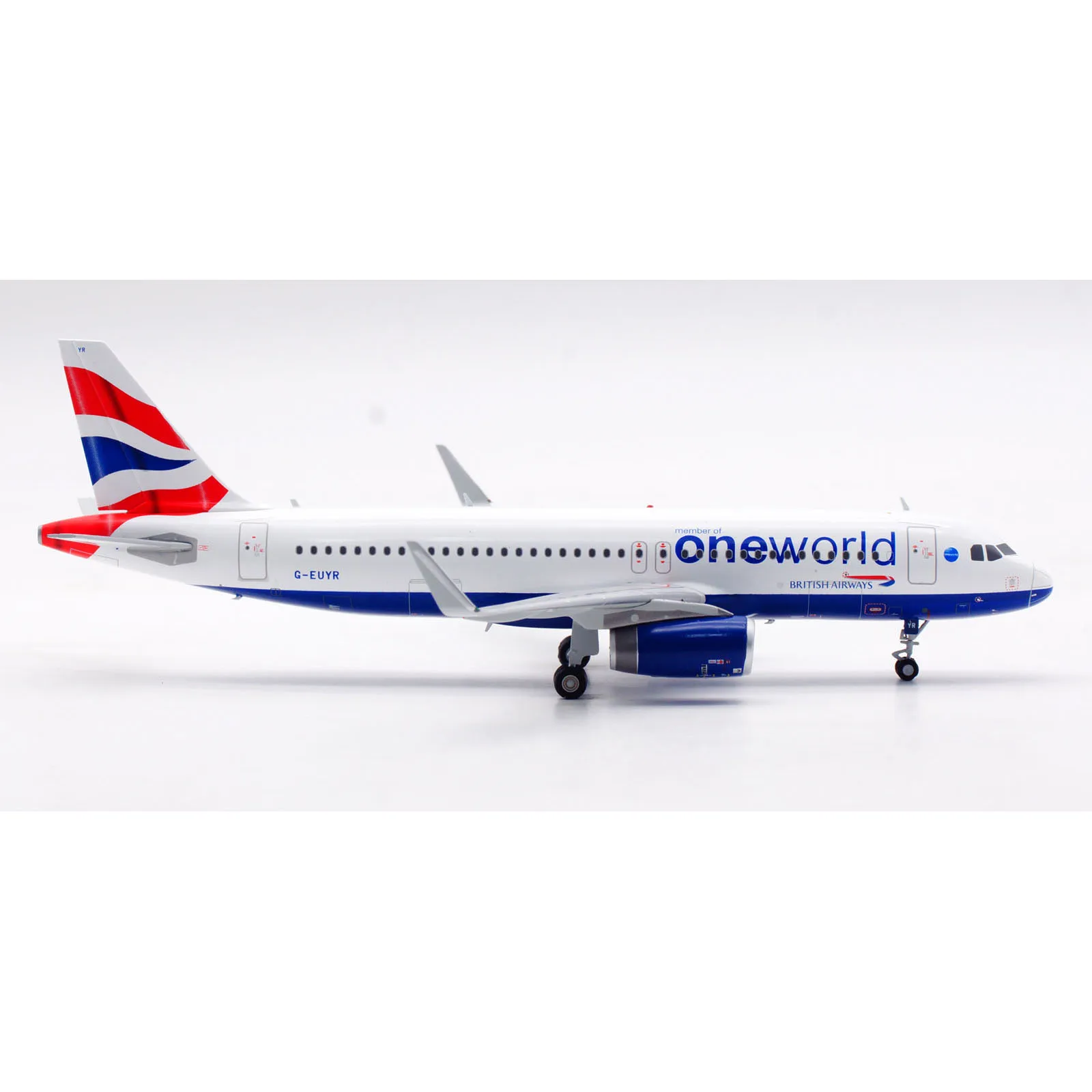 SA2058 سبيكة تحصيل طائرة هدية JC أجنحة 1:200 الخطوط الجوية البريطانية "Oneworld" ايرباص A320 دييكاست طائرة طائرة نموذج G-EUYR