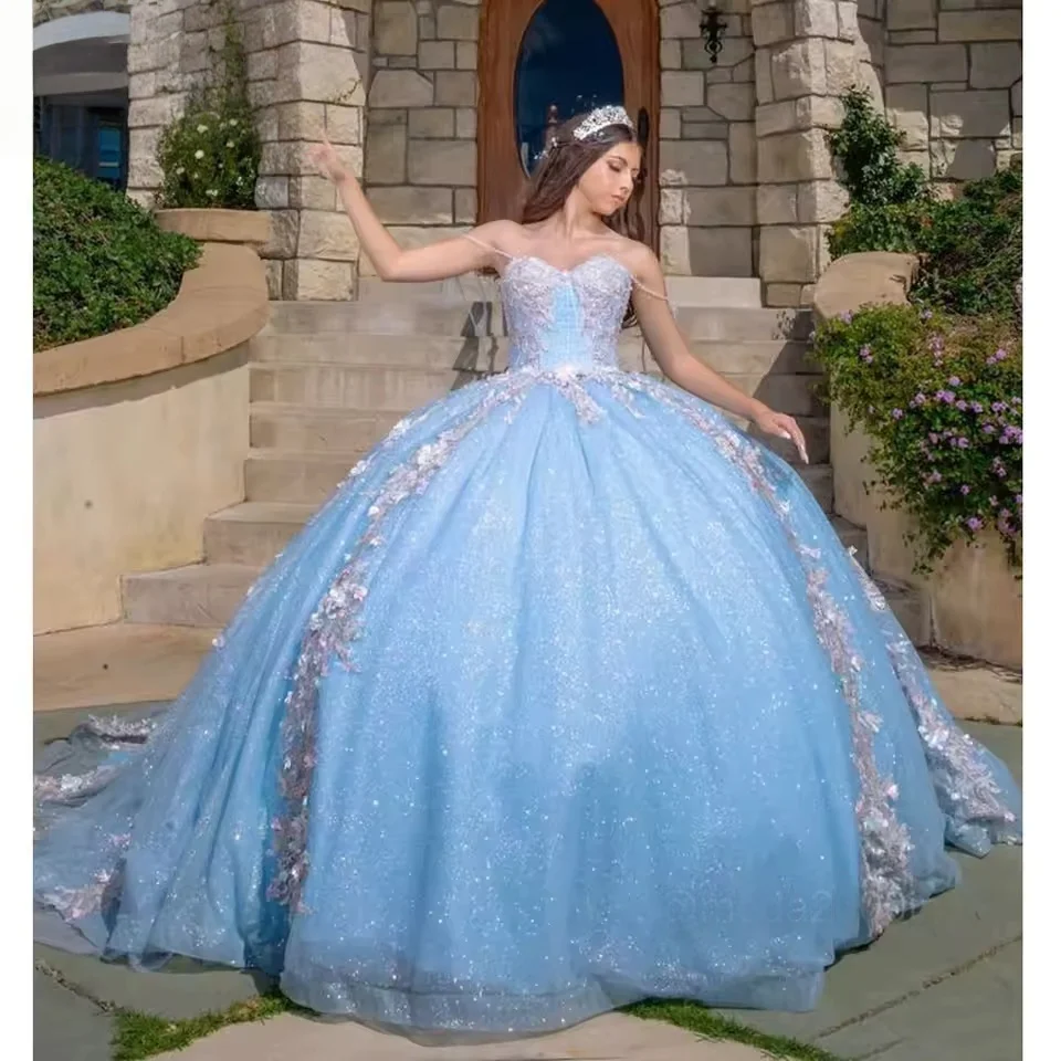 Sky Blue Charro Qui… - image