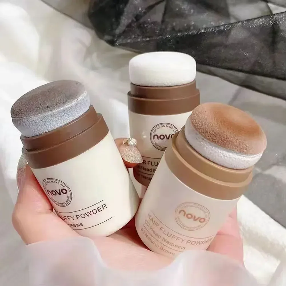 Línea del cabello sombra en polvo relleno de cabello reparación corrector frente recorte Cobertura calva cabello esponjoso maquillaje herramientas de belleza