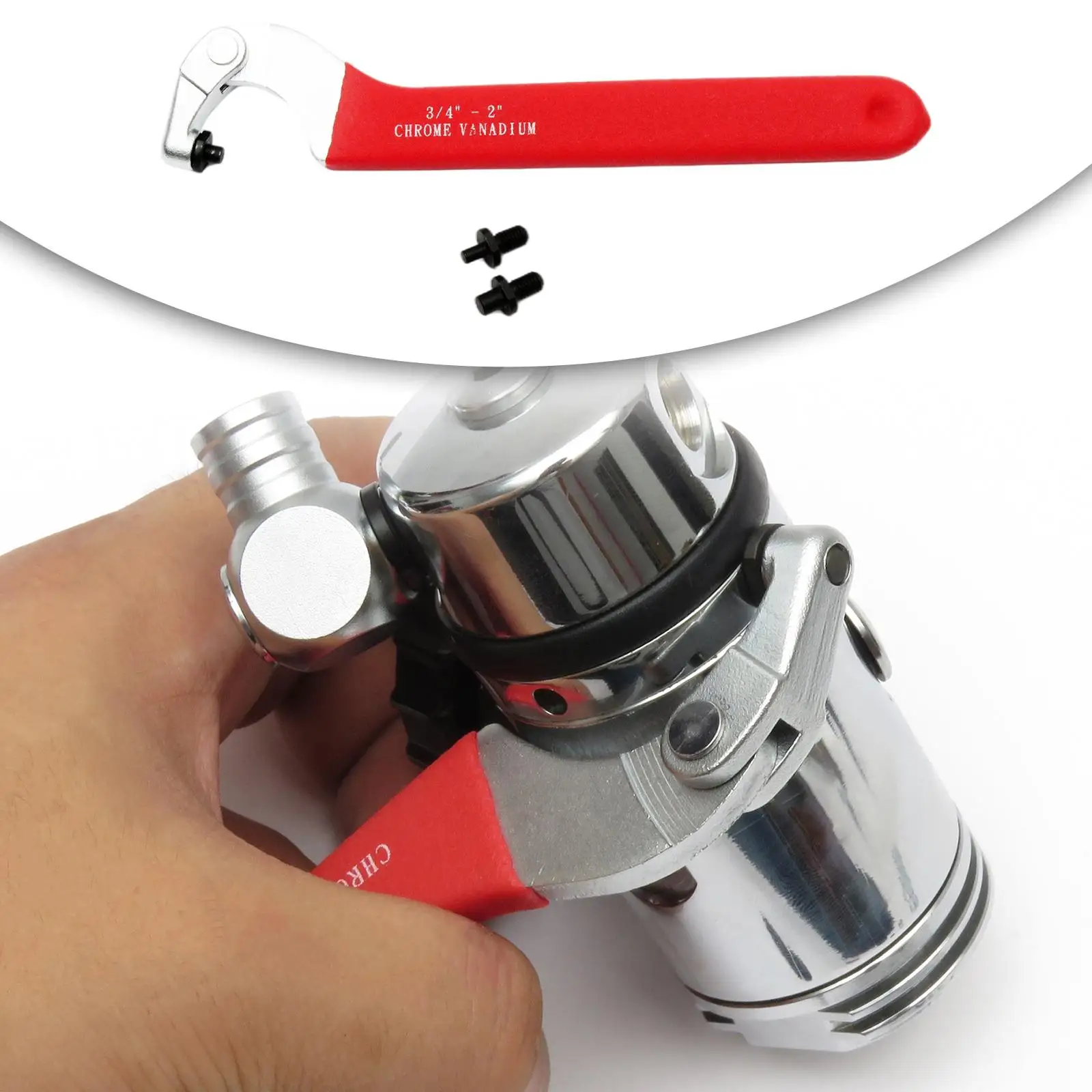 

Adjustable Carbon Steel Scuba Diving Spanner Wrench Kit Portable First Stage Regulator Service Tool for Snorkeling