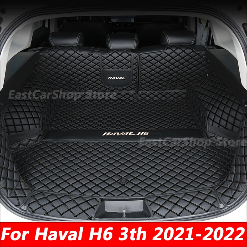 For Great Wall Haval H6 3th 2021 2022 Car All Inclusive Rear Trunk Mat Car Boot Liner Tray Rear Trunk Pad Cover Accessories