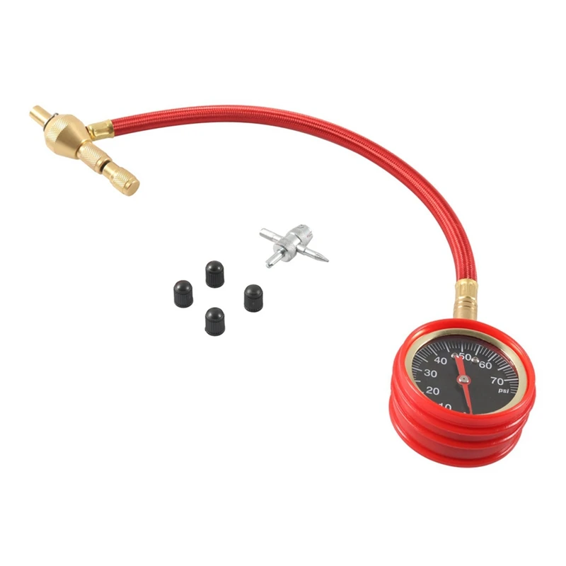 

A85E-Манометр для шин Профессиональный специальный патрон для быстрого сдувания для больших внедорожных шин для автомобильных мотоциклов