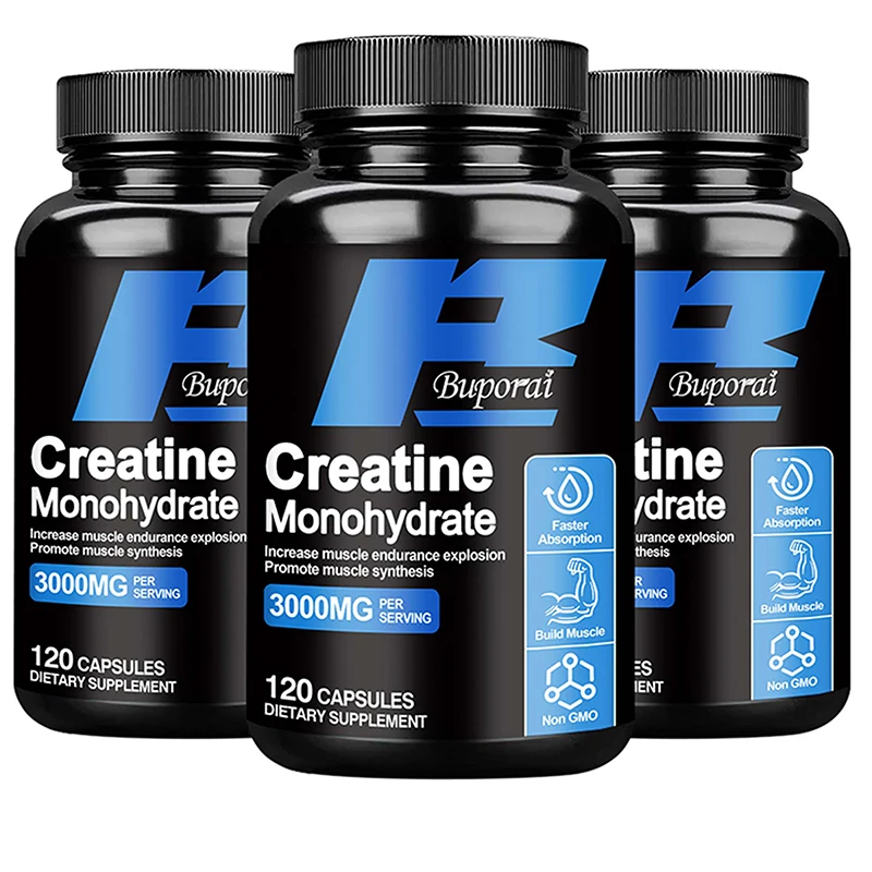 Creatine Monohydrate - Supports Muscle Growth, Improving Strength and Endurance in Men