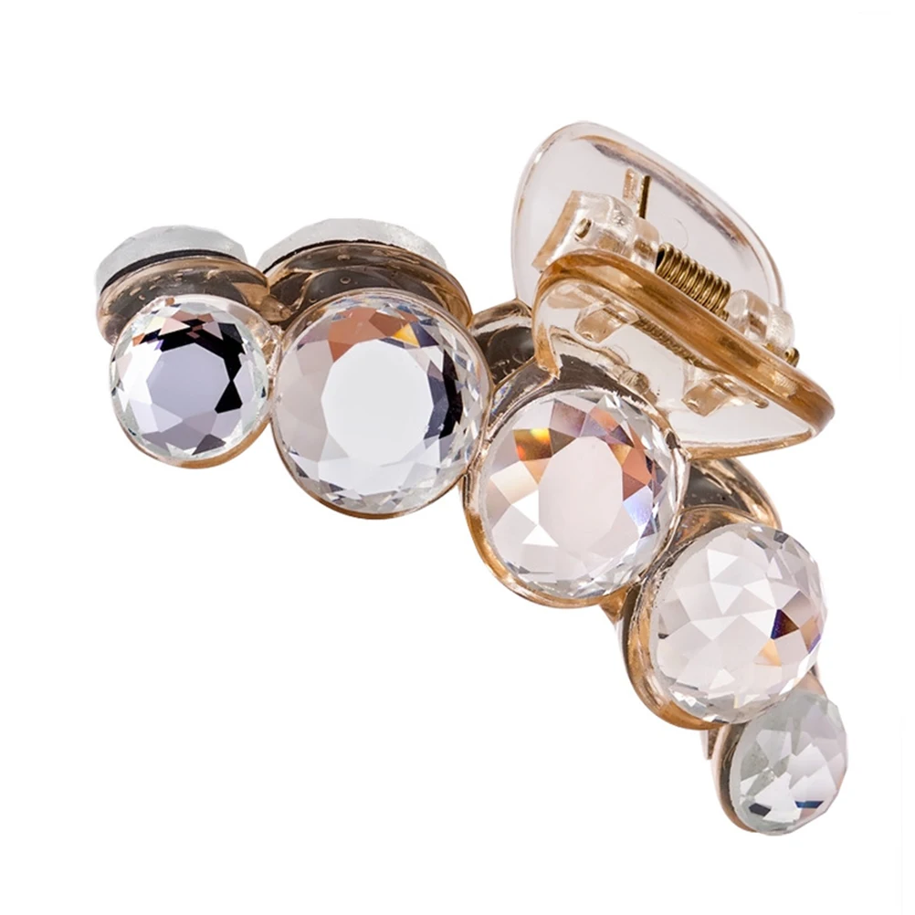 4 stuks simulatie kristal haarspeldjes clip sterke grip eenvoudige paardenstaart clip voor dagelijks gebruik vakantiefeest