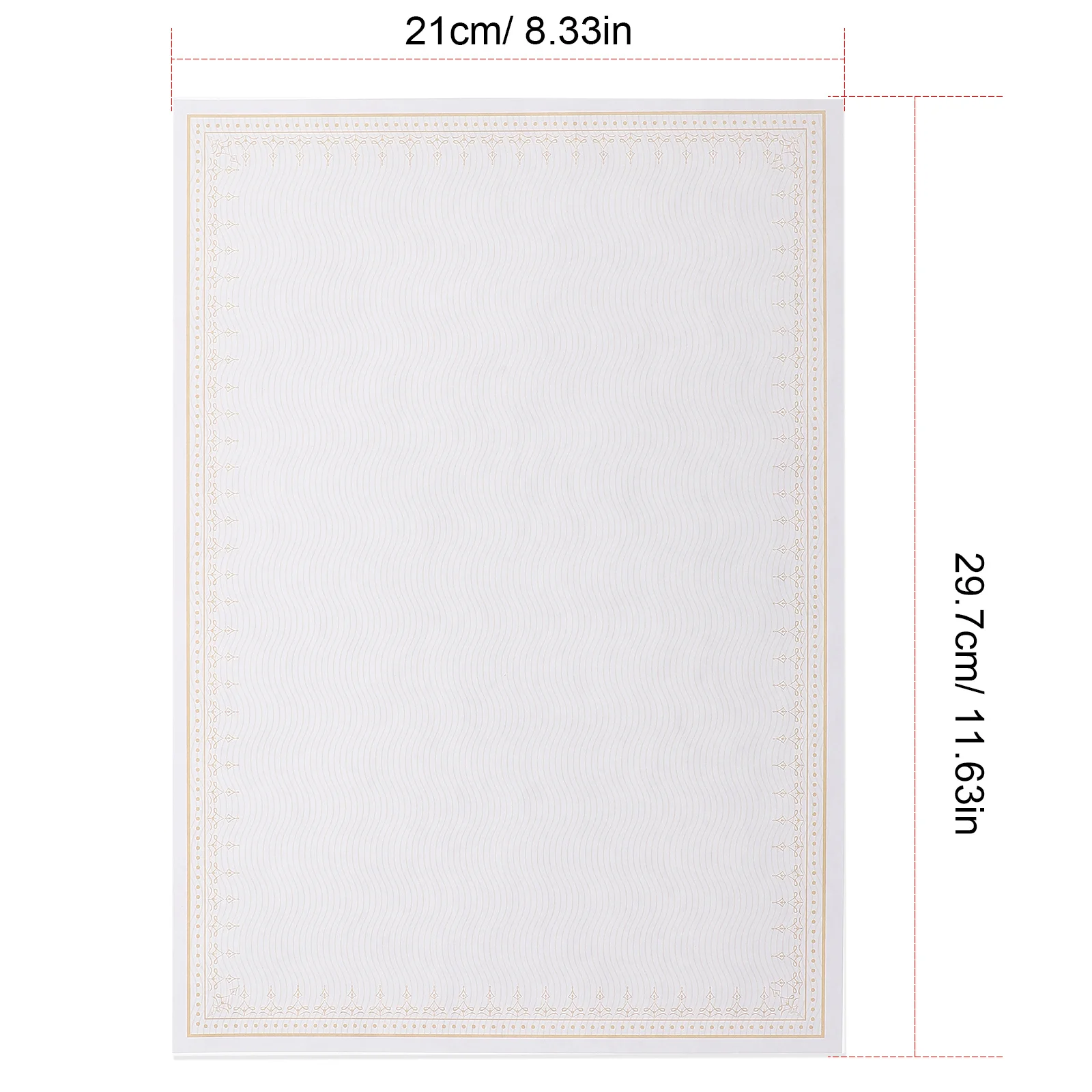 10枚の空白の証明書用紙、印刷可能、書き込み可能、学校の卒業証書、卒業証書、空白の証明書用