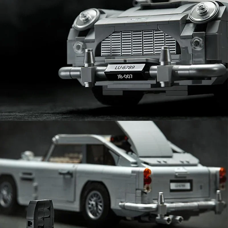 1439PCS Film Tecnico 007 James Bond DB5 Auto Classiche Building Blocks Mattoni Veicolo Giocattoli Regali Di Compleanno Per Il Capretto Ragazzo