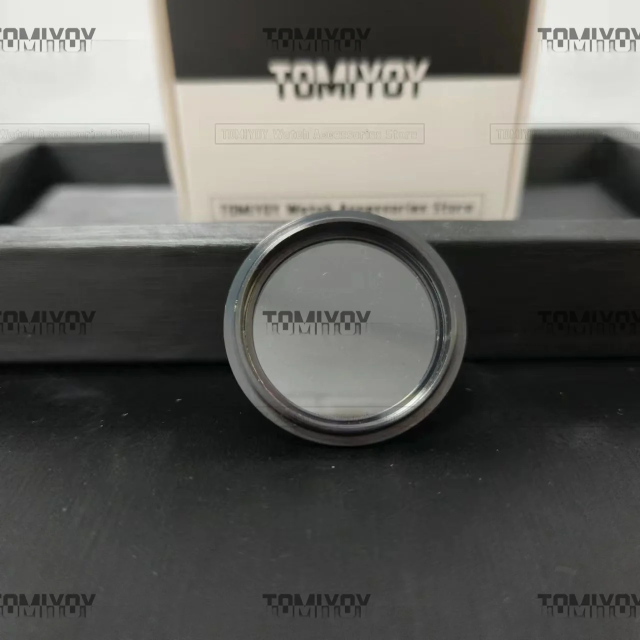 Mod สแตนเลสสีดำฝาหลังนาฬิกาผู้ชายเหมาะสำหรับ SKX6105 SKX007 SKX009 NH35การเคลื่อนไหวที่ NH36