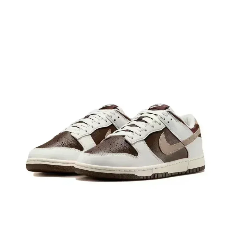 Nike Dunk Low Next Nature Summit White Baroque Brown HF4292-100 Unisex Athletic Sneakers Classic Low-Top Design